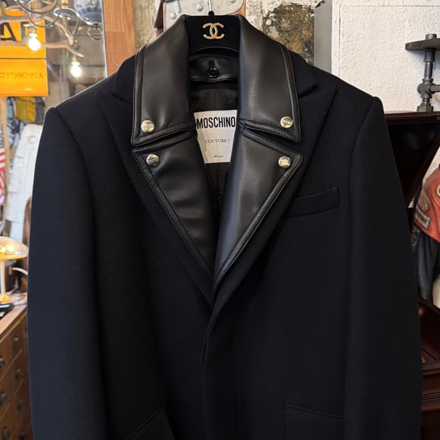 모스키노 23FW 바이커 코트 