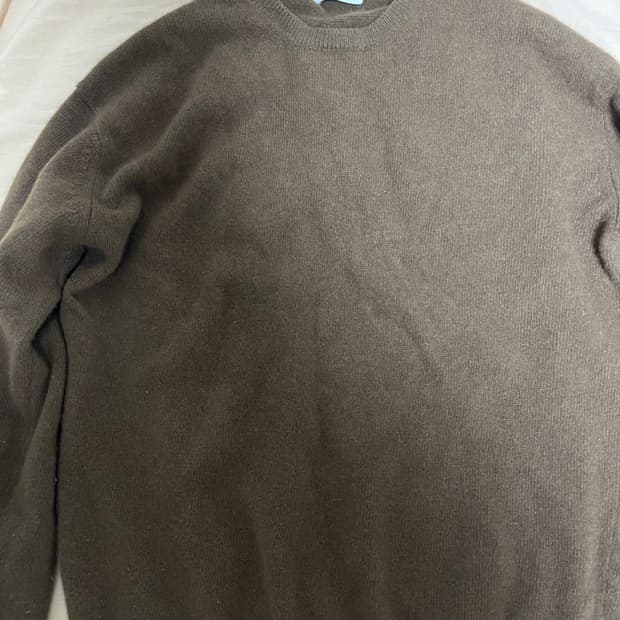 스테디에브리웨어 코지 울 캐시미어 라운드넥 니트 브릭 3size