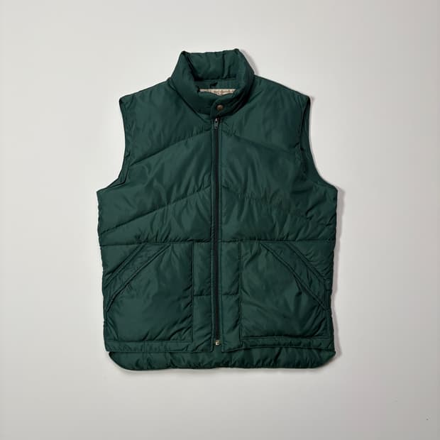 Camel Down 패딩 베스트 그린