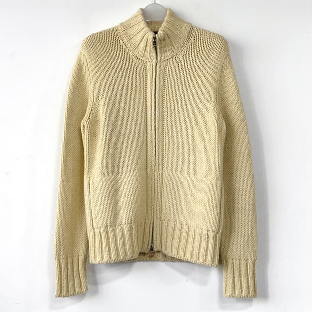 로로피아나 캐시미어 투웨이 니트 집업 가디건