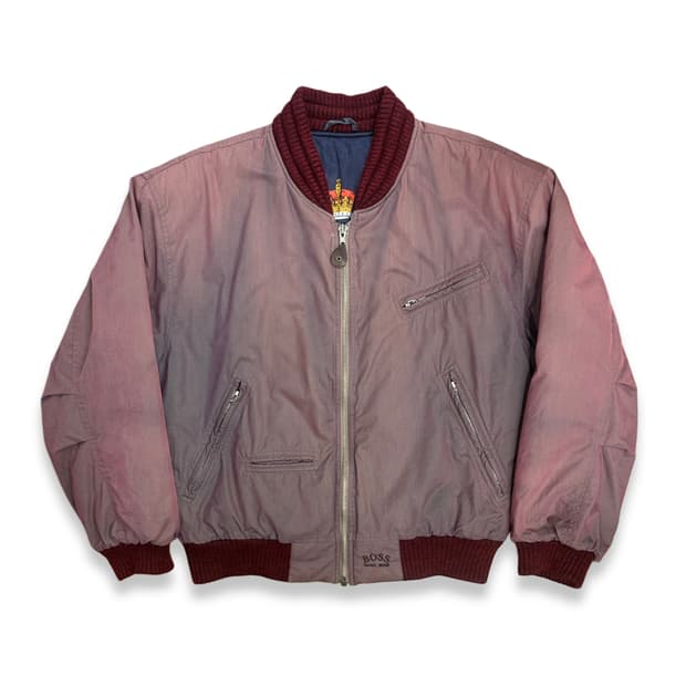 80s HUGO BOSS 봄버 자켓 XL