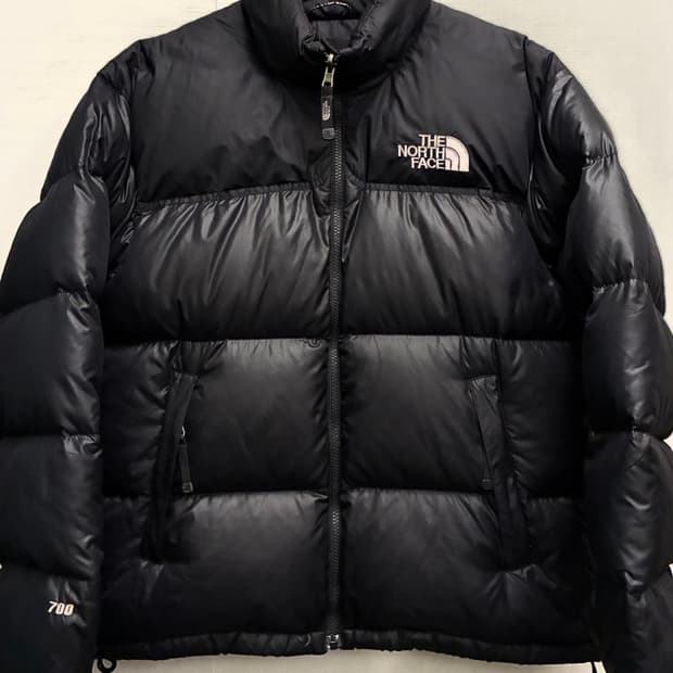 (M/100)노스페이스 1996 골드윈 레트로 눕시 700 패딩 블랙