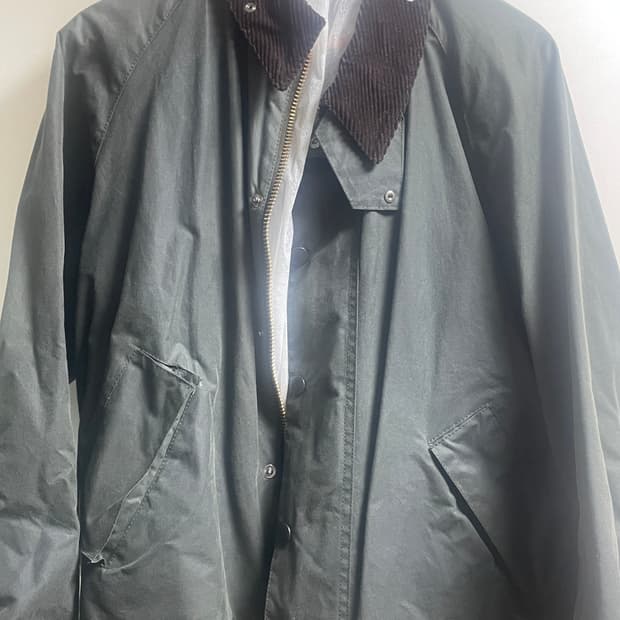 바버 트랜스포트 왁스 자켓 38