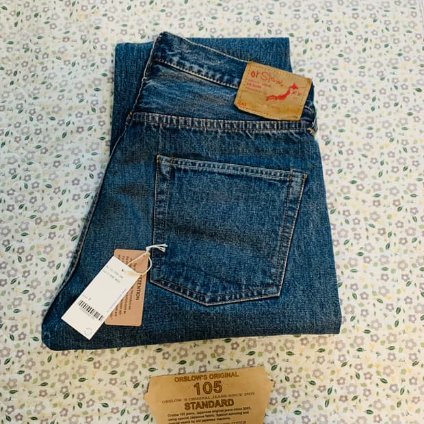 [2] 오어슬로우 01-1050 105 2years 스탠다드 셀비지데님