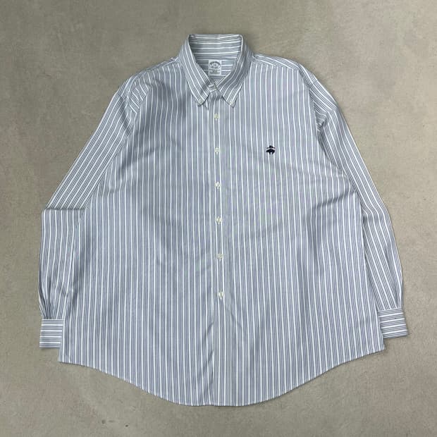 브룩스브라더스 스트라이프 셔츠 s09518