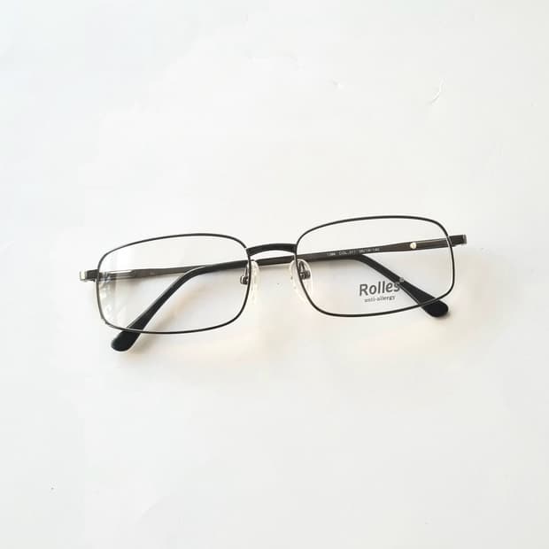 데드스탁 클래식한 메탈 스퀘어 안경테 663