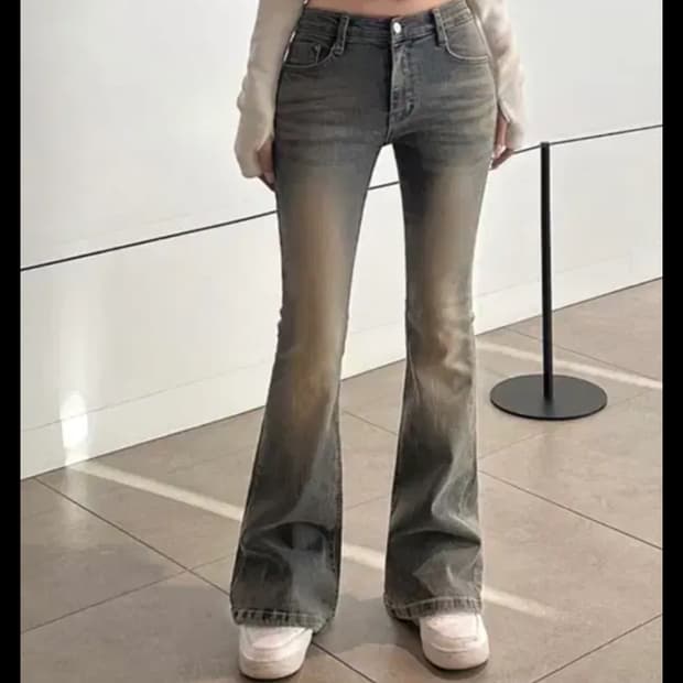 모디핏 로우라이즈 바지 청바지