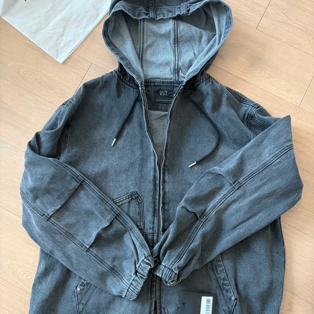 드미트리블랙 흑청 후드집업 새상품