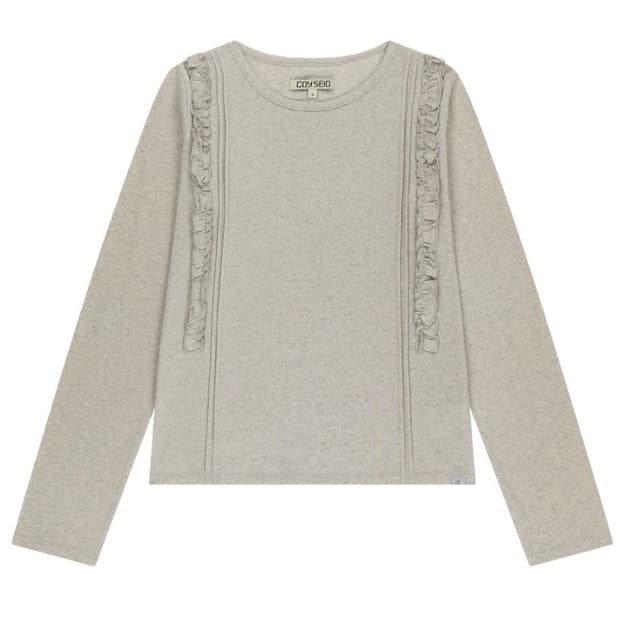 코이세이오 26SS 더블 러플 롱슬리브