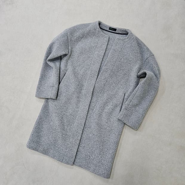 44 베네통 여성 크루넥 코트 0319Y