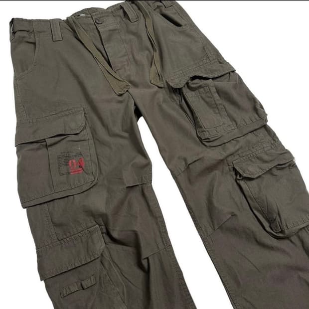 Vintage 더블 포켓 카고 팬츠