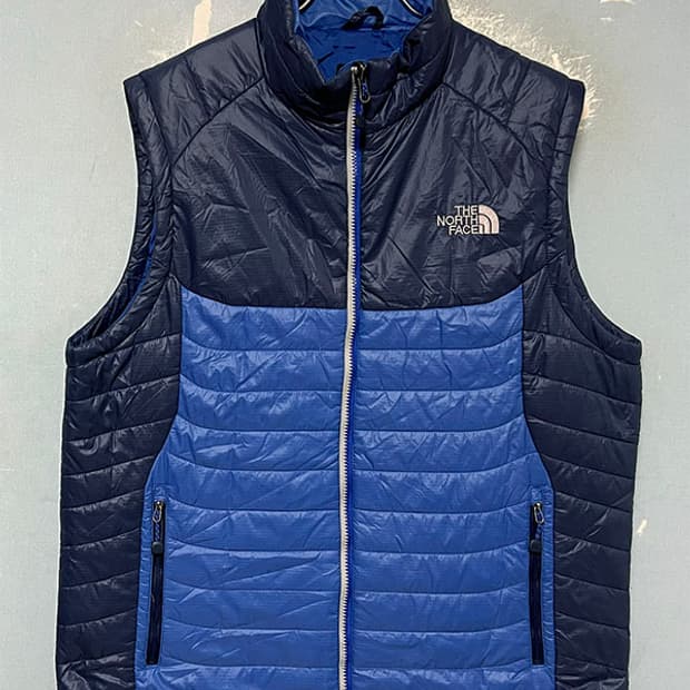 노스페이스 경량 패딩조끼 웰론 캐주얼 추동 아웃도어룩 L 100