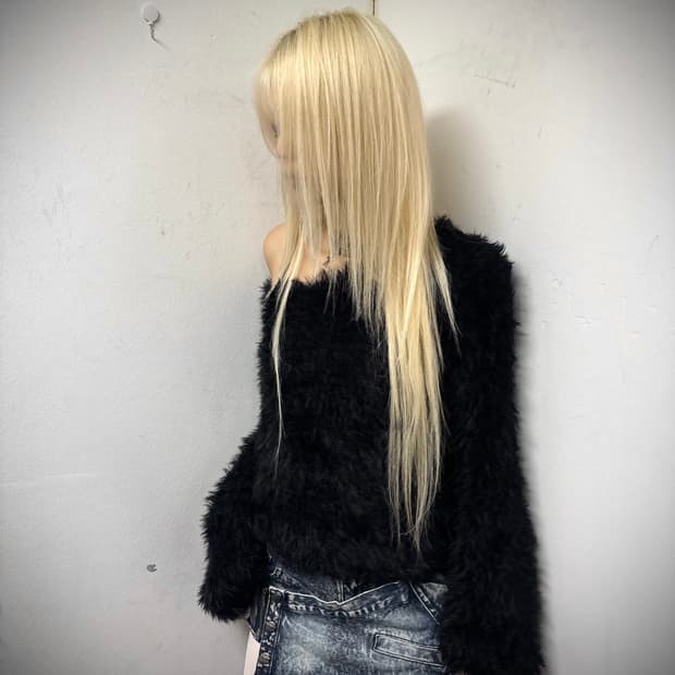 “Vintage” 00’s Mood Off Shoulder Black K
