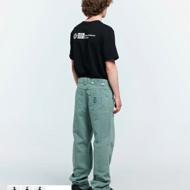MPa CALF POCKET PANTS (EMERALD)