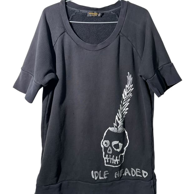 diesel black gold 디젤 블랙골드 하프 스웻셔츠