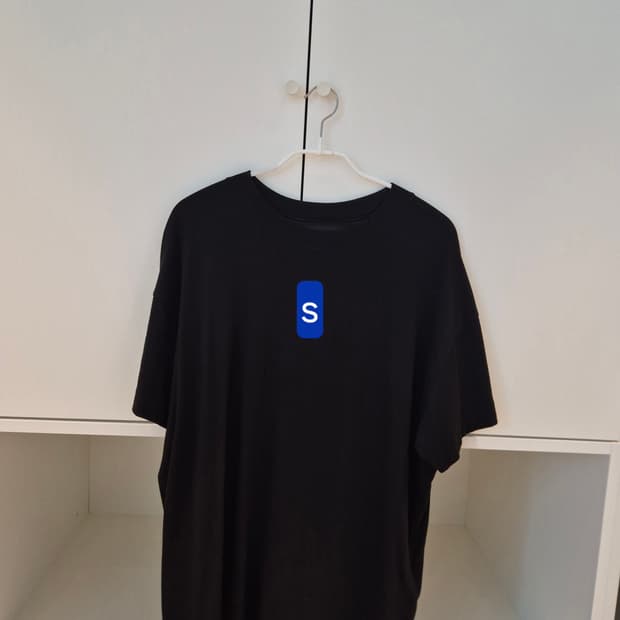 피어오브갓 에센셜 반팔티 블랙 S