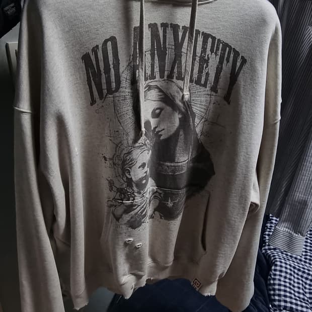 엑스트라오디너리 NO ANXIETY 후드티 L