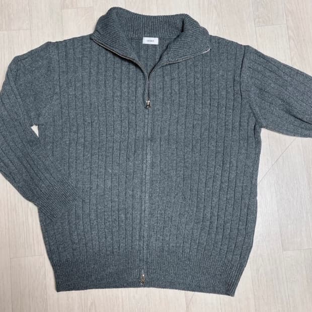 새제품 브아빗 집업가디건 니트 울 가디건