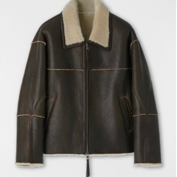 쿠어 램스킨 무스탕 무톤 자켓 m 사이즈