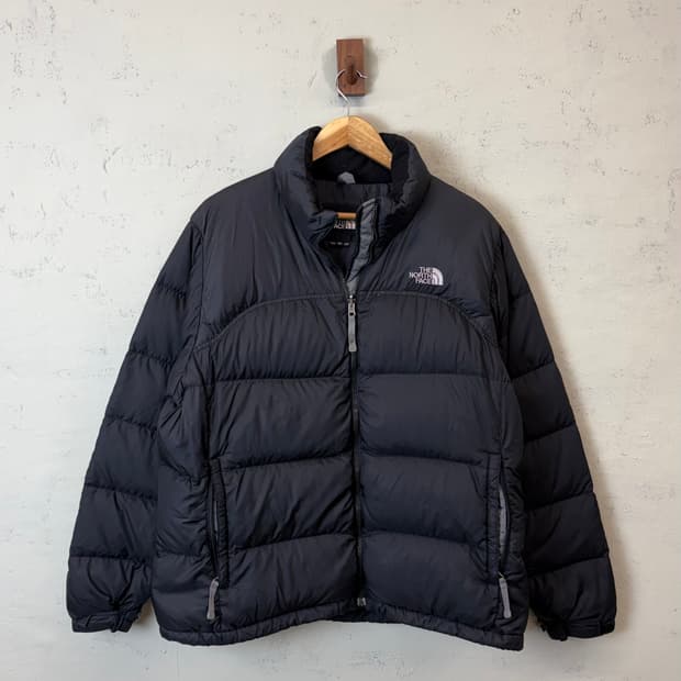 노스페이스 700 눕시 블랙 패딩