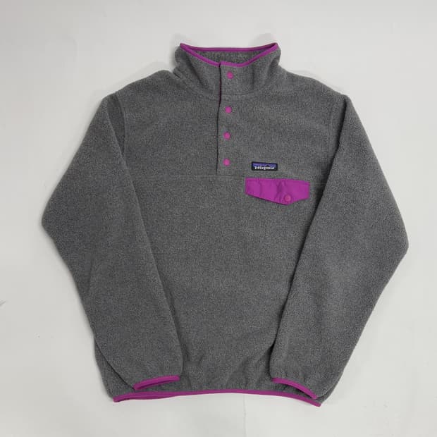 빈티지 파타고니아 신칠라 스냅티 그레이 우먼즈S