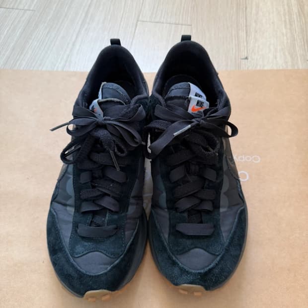 나이키 사카이 베이퍼와플 블랙 앤 검 260mm