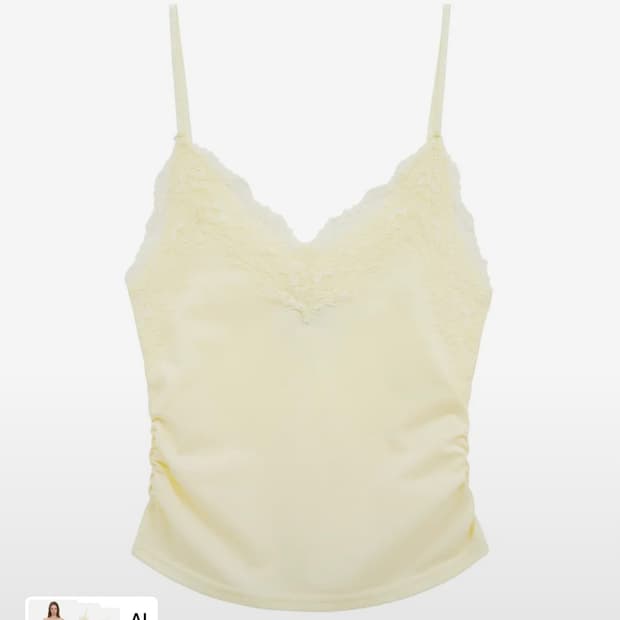 미드나잇무브 lace sh top (yellow)