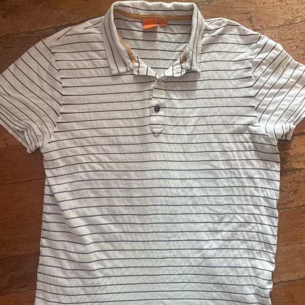HUGO BOSS 스트라이프 카라티 L (100)