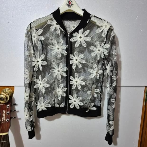 332 ) 핸드메이드 시스루 자켓 가디건 최상급