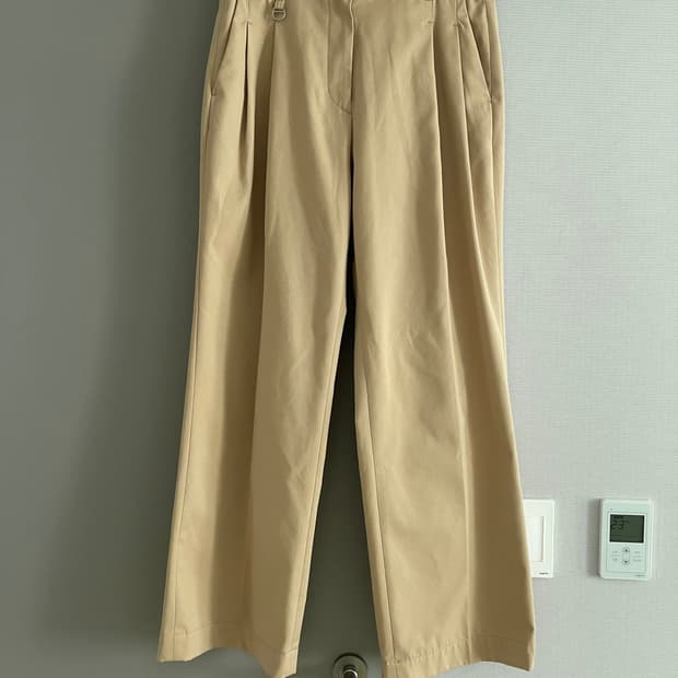 인사일런스 코튼 와이드팬츠