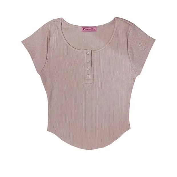 플리즈노팔로우 제니탑 핑크