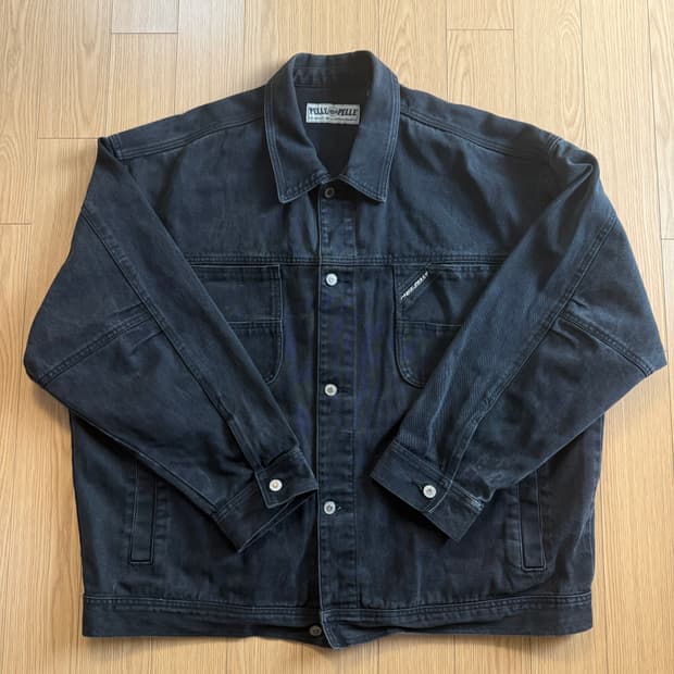 펠레펠레 흑청데님 트러커 자켓