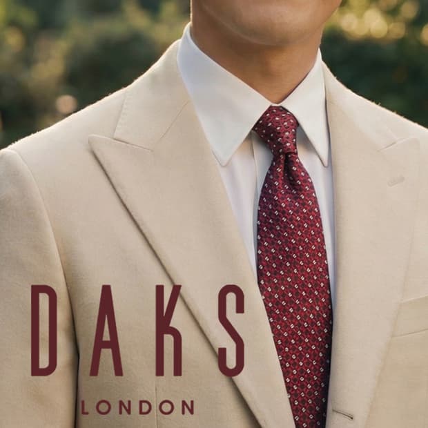 닥스 넥타이 레드 자카드 패턴 8cm A+등급 A19852