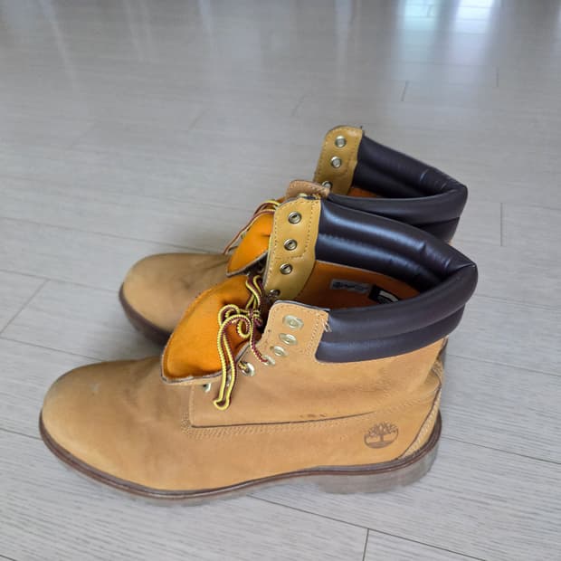 팀버랜드 레이스업 부츠 290