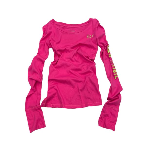 Abercrombie pink long sleeveless