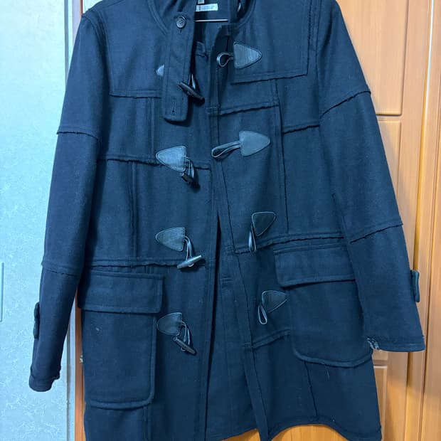 꼼데가르송 셔츠 패치워크 더플 코트