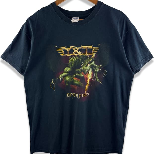 Y&T Open Fire 월드 투어 티셔츠3319