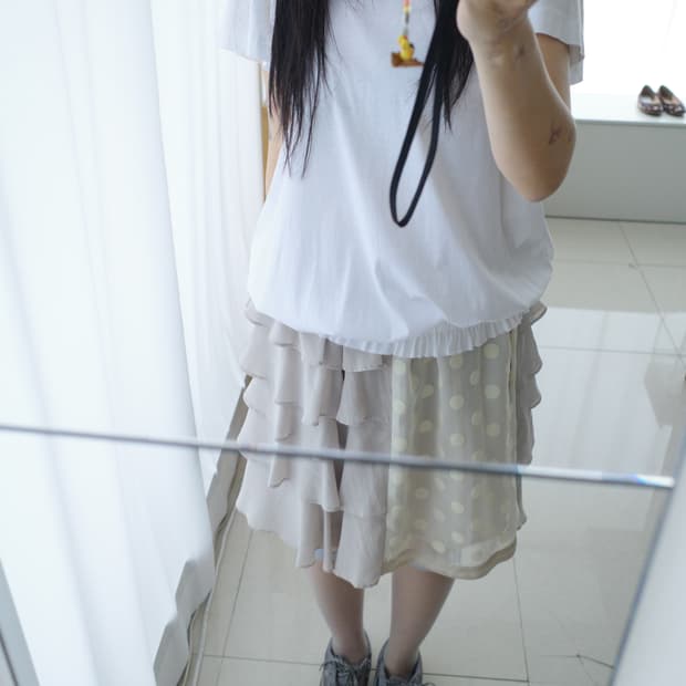2008 ss frill t-shirt