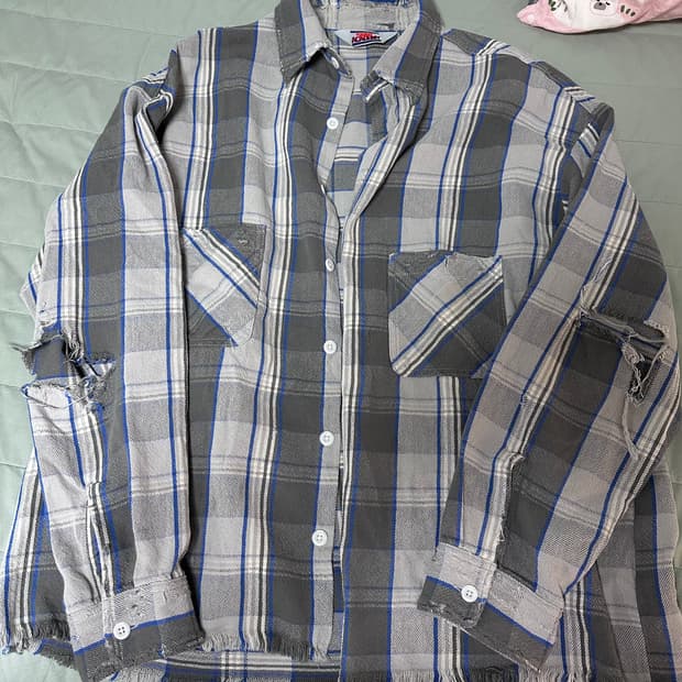 Saint Michael X Academy 플란넬 셔츠