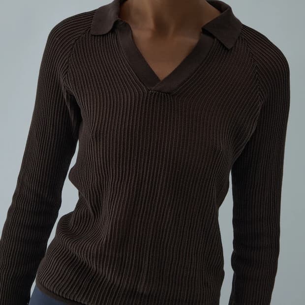 [S,M]팔로마울 Dandy 니트/브라운