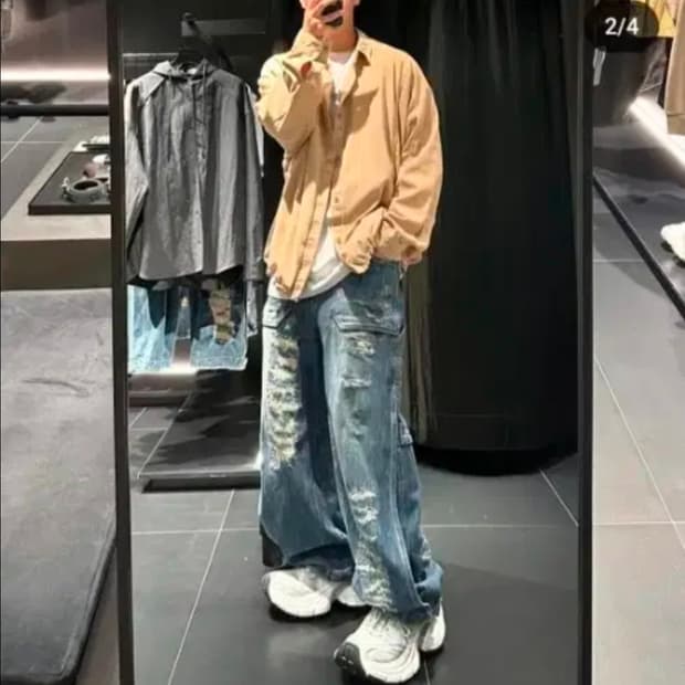 준지 24FW 웨스턴 팬츠 48사이즈