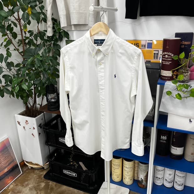 폴로랄프로렌 버튼다운 솔리드 셔츠 40