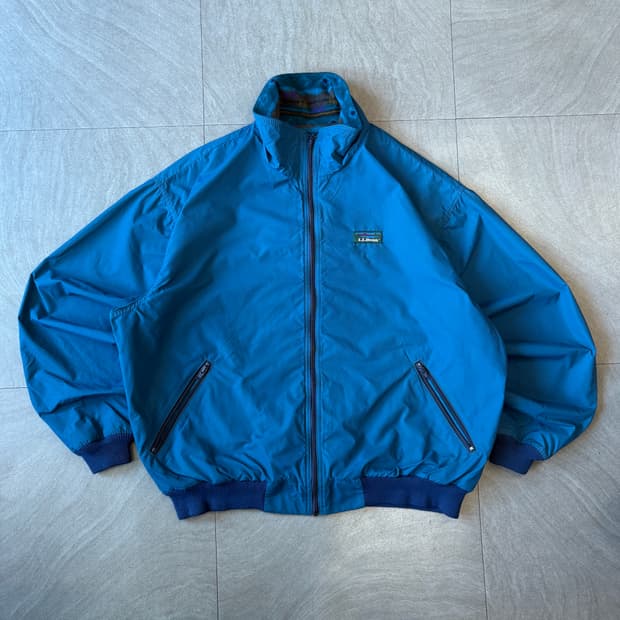 90s L.L.bean 90년대 엘엘빈 쓰리 시즌 블루 웜업 자켓
