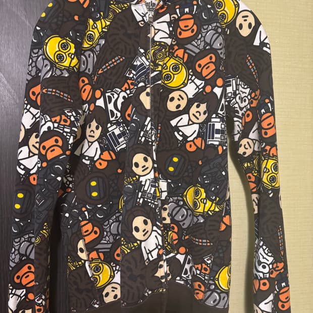 베이프 마일로 스타워즈 콜라보 후드집업