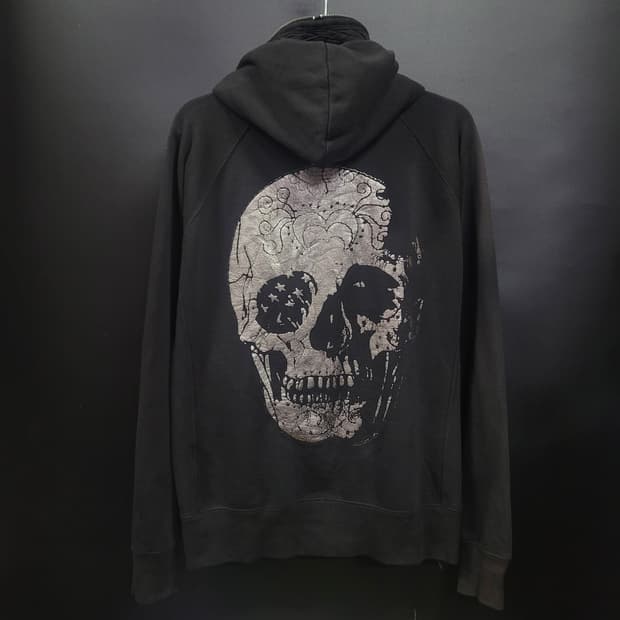 Bean's 빈티지 스컬 후드 집업 