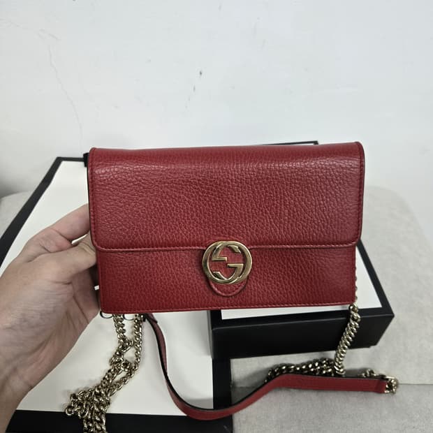 [보증서 정품]구찌 마몬트 숄더백