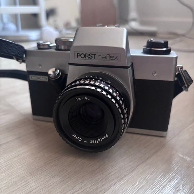 빈티지 Porst Reflex CX3 필름 카메라