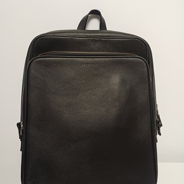 [희귀/가죽] 샘소나이트 제이몬(Jamon) 풀그레인 레더 백팩