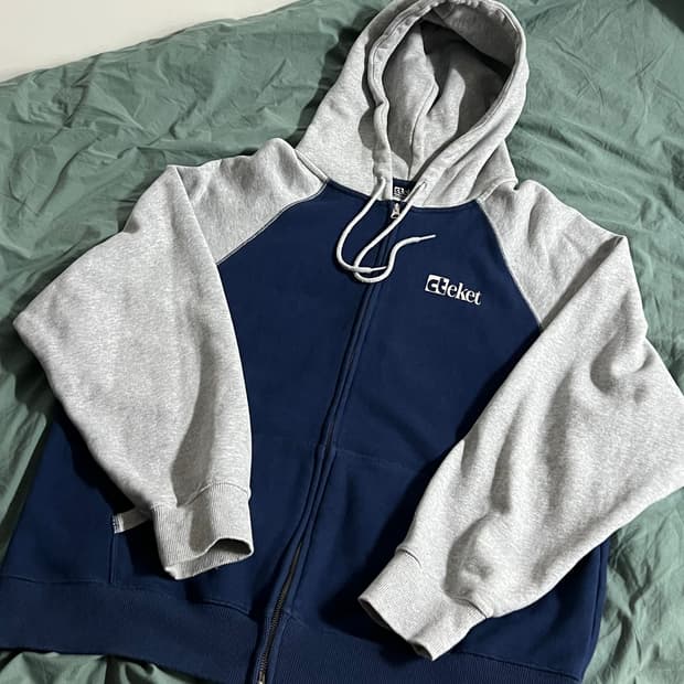 테켓 플랜 후드집업 그레이