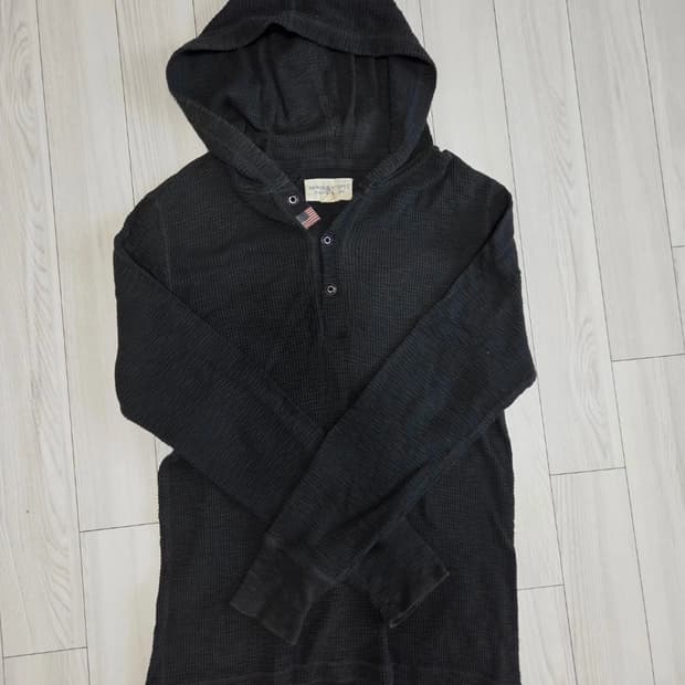 폴로 랄프 로렌 데님 앤 서플라이 와플 후드 롱슬리브 레이어드 니트